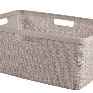 Kosz na pranie Curver Jute 46 l taupe - Hurtownia wielobranżowa Lumarko Obniżka ceny